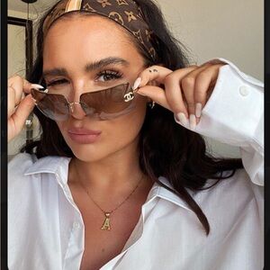 RARE✨Chanel vintage rimless sunglasses.